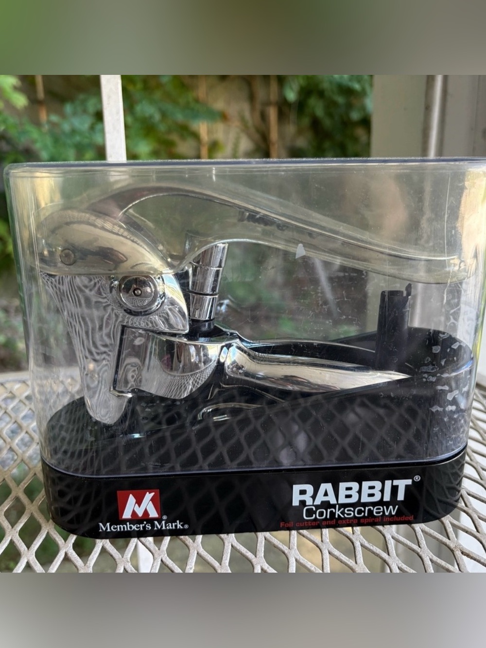 MAKER’S MARK THE ORIGINAL RABBIT CORKSCREW FOIL CUTTER & EXTRA SPIRAL BLACK